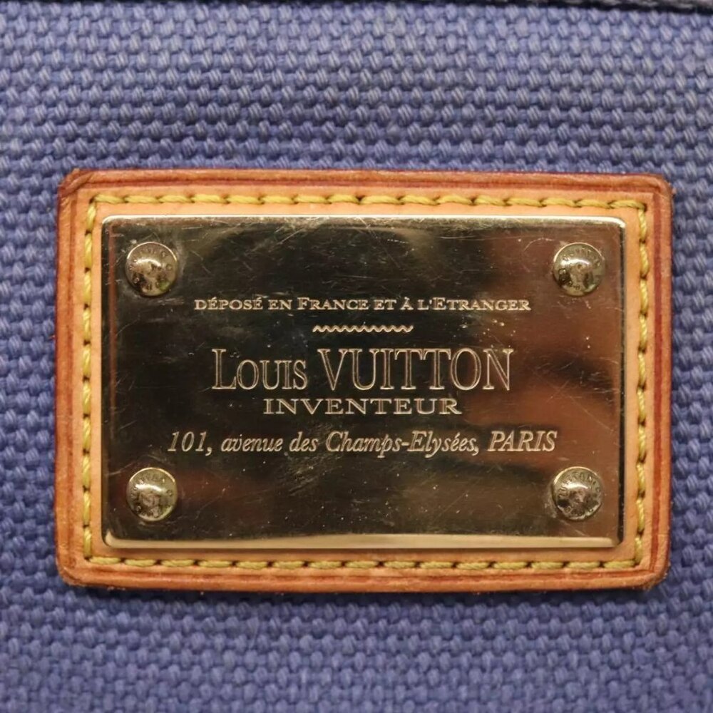 LOUIS VUITTON Antigua Pochette Platt PM Pouch Blue M40070 LV Auth th5273 - Picture 6 of 14
